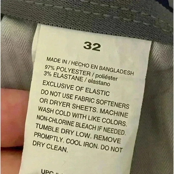 PGA Tour Mens Shorts Gray Flat Front Golf Shorts Sz 32 - Picture 6 of 7